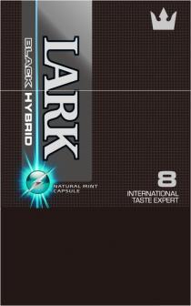 lark, black hybrid, black, hybrid, natural mint capsule, natural, mint, capsule, 8 international taste expert, 8, international, taste, expert