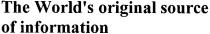 the world`s original source of information, world`s, original, source, information