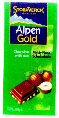milch-nuss, alpen gold, stollwerck