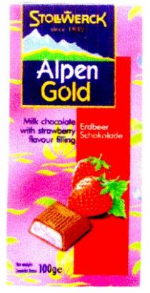 strawberry, alpen gold, stollwerck