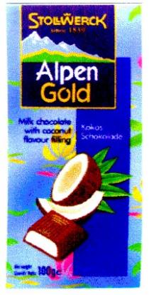 coconut, alpen gold, stollwerck