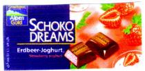 schoko dreams, alpen gold, stollwerck, erdbeer-joghurt