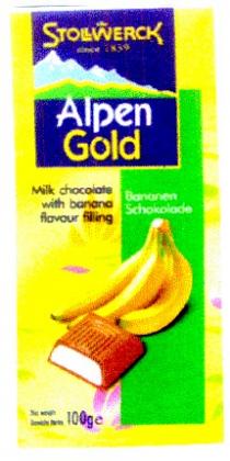 alpen gold, stollwerck, banana