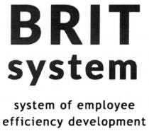 brit system, brit, system, system of employee efficiency development, system, employee, efficiency, development