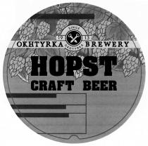 hopst craft beer, hopst, craft, beer, okhtyrka brewery, okhtyrka, brewery, since 1913, since, 1913