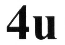 4u, 4, u