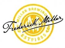 frederick miller, frederck, miller, brewing estd 1855, brewing, estd, 1855, m, м