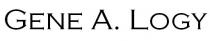 gene a. logy, gene, a, a., logy, а, а.