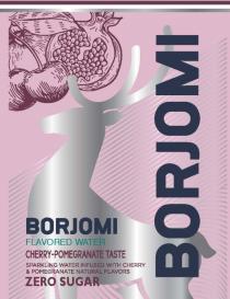 borjomi, flavored water, flavored, water, cherry-pomegranate taste, cherry, pomegranate, taste, sparkling water infused with cherry&pomegranate natural flavors, sparkling, infused, &, natural, zero sugar, zero, sugar, flavors