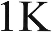 1k, 1, k, 1к, к, 1 к, 1 k