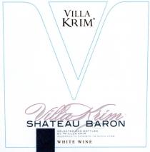 villa krim, villa, krim, v, white wine, white, wine, shateau baron, shateau, baron, selected and bottled by tm villa krim, selected, bottled, tm, відібрано та розлито тм вілла крим, відібрано, розлито, тм, вілла, крим