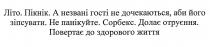 літо, пікнік, а незвані гості не дочекаються, аби його зіпсувати, незвані, гості, дочекаються, зіпсувати, не панікуйте, панікуйте, сорбекс, долає отруєння, долає, отруєння, повертає до здорового життя, повертає, здорового, життя