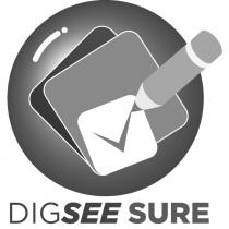 sure, see, digsee sure, digsee, dig