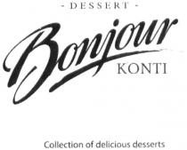 dessert, konti, delicious, collection of delicious desserts, collection, bonjour