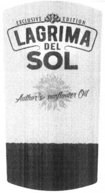 exclusive edition, exclusive, sunflower, sol, edition, oil, lagrima del sol, lagrima, del, authors sunflower oil, authors, author`s sunflower oil, author`s