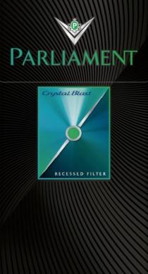 parliament, crystal blast, crystal, blast, recessed filter, recessed, filter