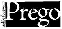 prego, noble footwear, noble, footwear