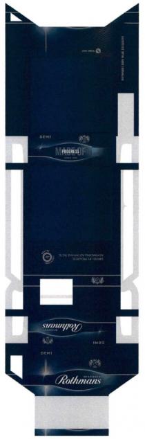 blue, 1890, made of progress since 1890, demi, less, less smell, london, driven, driven by progress, made, since, smell, progress, progress, r, rewarding, rewarding rothmans taste, taste, rothmans, rothmans, rothmans demi blue exclusive, rothmans of london, exclusive