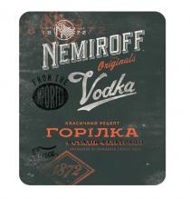 n, since 1872 ukr, since, 1872, ukr, nemiroff, the originals, originals, from the imported, from, imported, vodka, класичний рецепт, класичний, рецепт, горілка, 9 стадій фільтрації, 9, стадій, фільтрації, вироблено зі зернового спирту люкс, вироблено, зернового, спирту, люкс