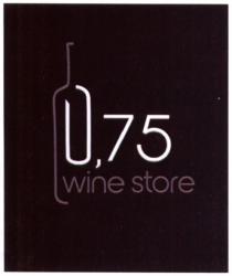 wine store, wine, store, 0,75, 075, 0 75