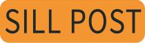 sill, sill post, post
