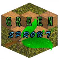 green sprout, green, sprout