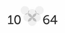 10, 10 64, 64