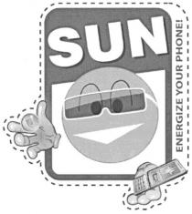 sun, energize your phone!, energize, your, phone