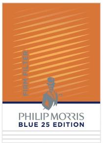blue, blue 25 edition, filter, 25, firm, firm filter, morris, edition, philip, philip morris