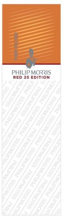filter, 25, firm, firm filter, morris, edition, philip, philip morris, red, red 25 edition
