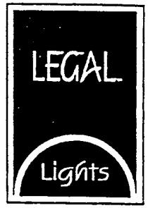 legal, lights