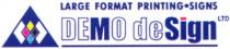 demo de sign, demo design, large format printing-signs