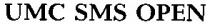 umc sms open