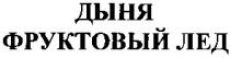 дыня, фруктовый лед