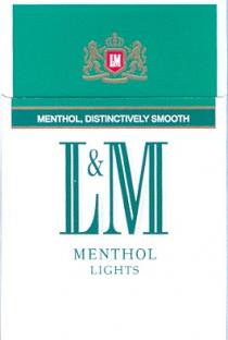 lm, l&m, menthol distinctively smooth, menthol, lights