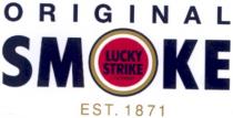original smoke, original, smoke, lucky, strike, est. 1871, 1871, est., o, lucky strike, its toasted, its, toasted