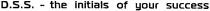 d.s.s. - the initials of your success, dss, d, s, the, initials, of, your, success