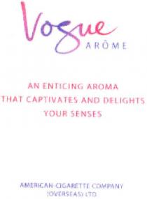 vogue, arome, an enticing aroma, that captivates and delights, your senses