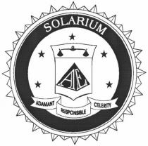 solarium, ae, ае, adamant, responsible, celerity