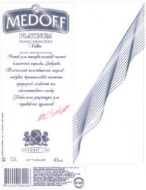 medoff, platinum, honey smoothed, honey, smoothed, vodka, горілка медофф платінум, горілка, медофф, платінум, gourmet line, gourmet, line, 1902, london.uk, london, uk