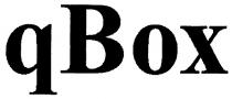 qbox, q, box, вох