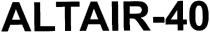 altair-40, altair, 40