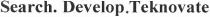 search, develop, teknovate