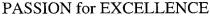 passion for excellence, passion, excellence