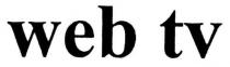 web tv, web, tv