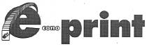 e cono print, e, cono, print