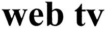web tv, web, tv