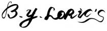 b.y. loric`s, в.у., loric`s, b.y., lorio`s