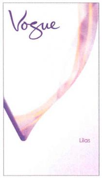 v, vogue, lilas