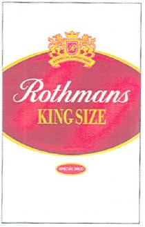 rothmans, king size, king, size, by special appointment, special, appointment, special mild, mild, r